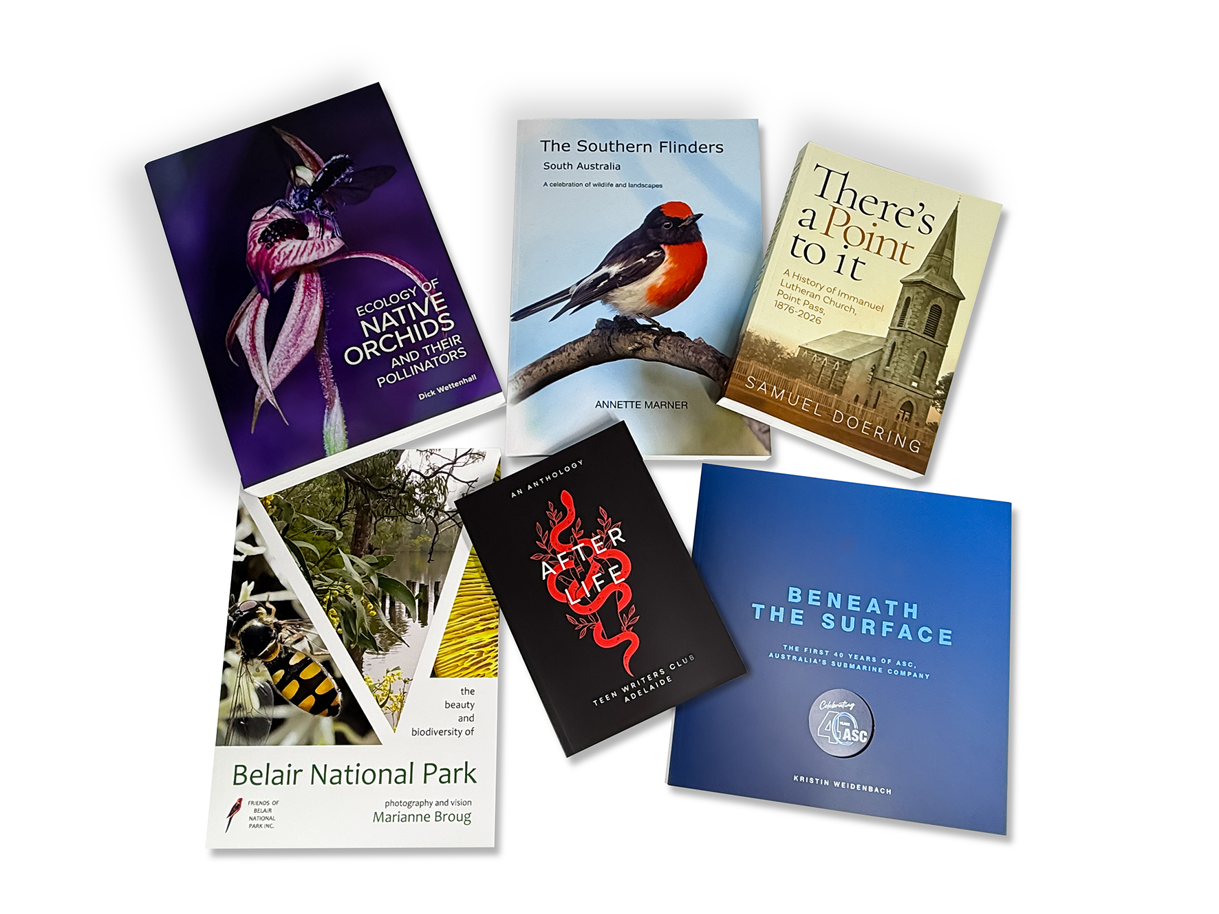 Self published books by South Australian Authors printed by OBH Print